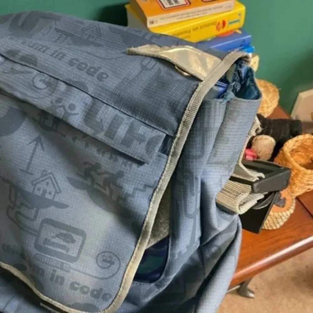 Computer bag from early 2000 blue